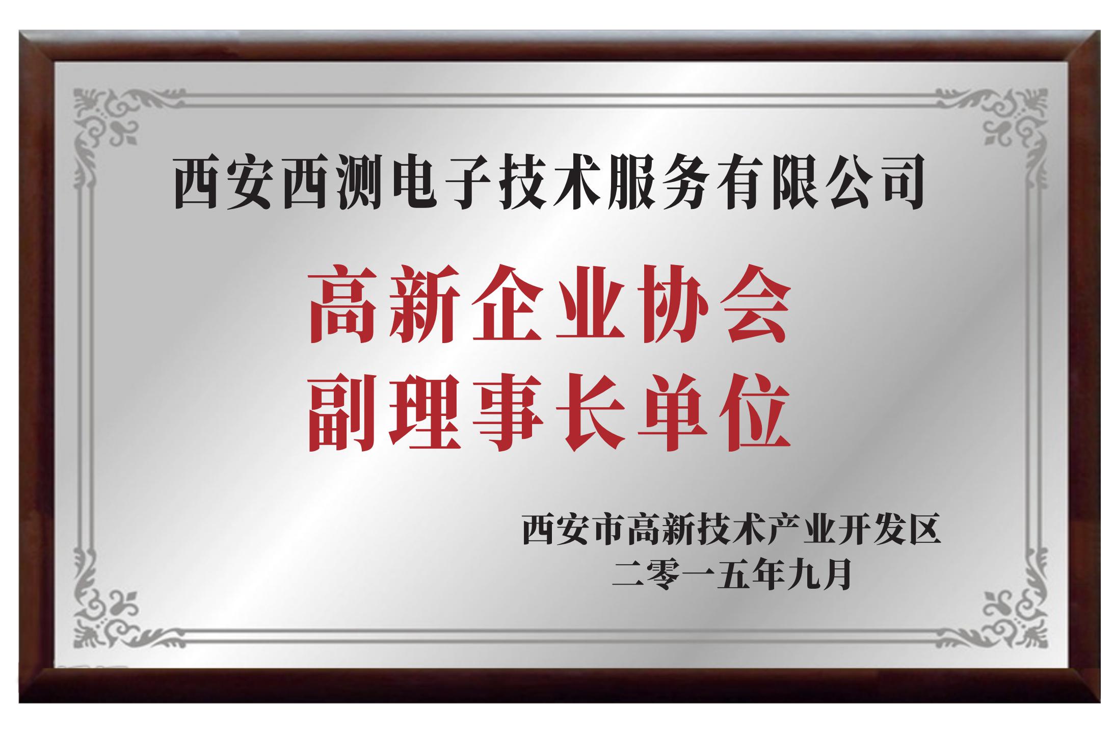 高新企业协会副理事长单位